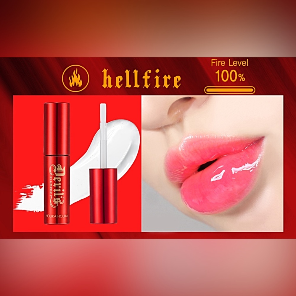 🆕 Holika Holika Devils Real Lip Plumper
For Shiny Flamboyant Lips